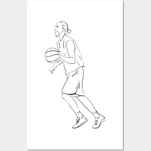 Basketball Player #10 Posters and Art